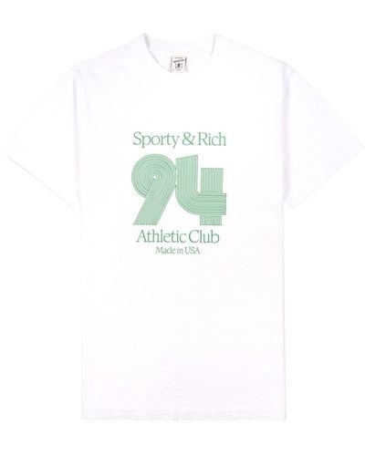 Sporty & Rich 94 Athletic Club Tシャツ - ブルー