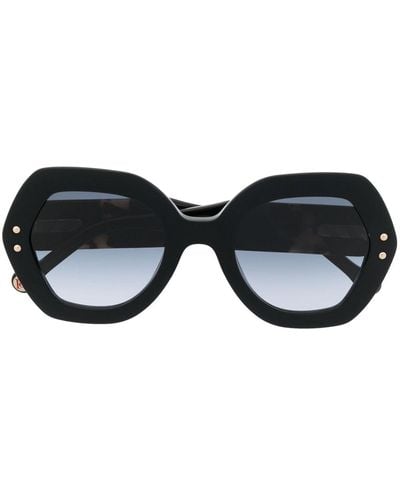 Carolina Herrera Oversized Geometric-frame Sunglasses - Black