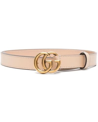 Gucci GG Marmont leather belt - Bianco