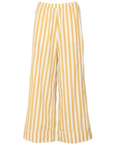Eres Marmelade Stripe-print Trousers - Metallic