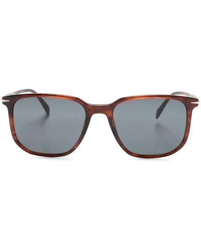 David Beckham Square-frame Sunglasses - Grey