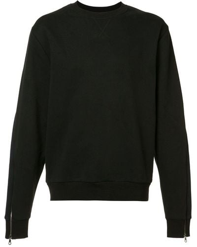 Mostly Heard Rarely Seen Zipped sleeves sweatshirt - Nero