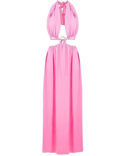 Olympiah Maxikleid mit Cut-Outs - Pink