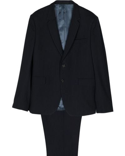 Paul Smith Navy Blue Wool Suit