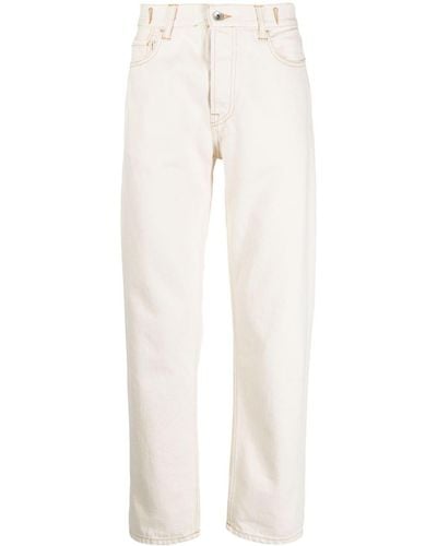 YMC Tearaway Tapered Jeans - White