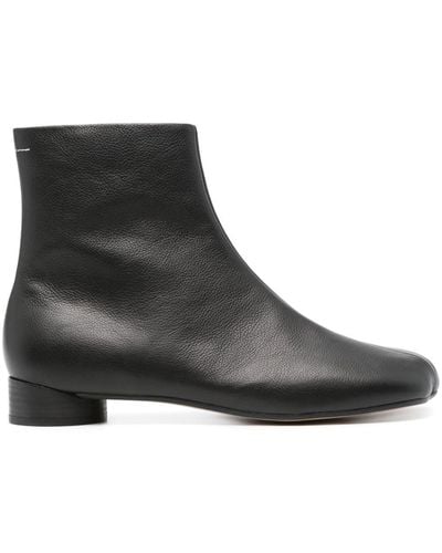 MM6 by Maison Martin Margiela Ankle Boot Shoes - Black