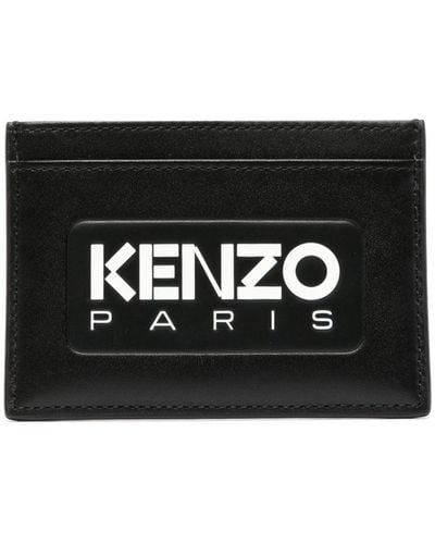KENZO Portemonnaie mit Logo-Prägung - Schwarz