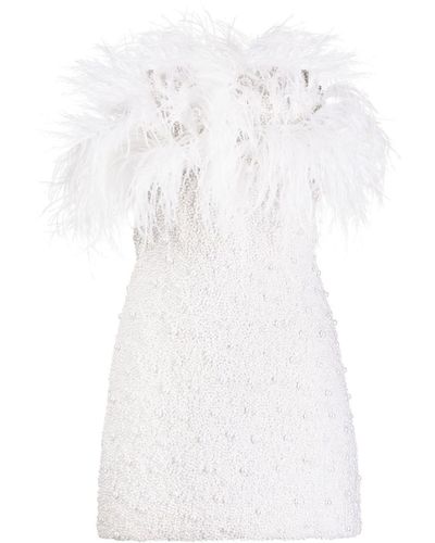 retroféte Ronit Sequin-embellished Minidress - White