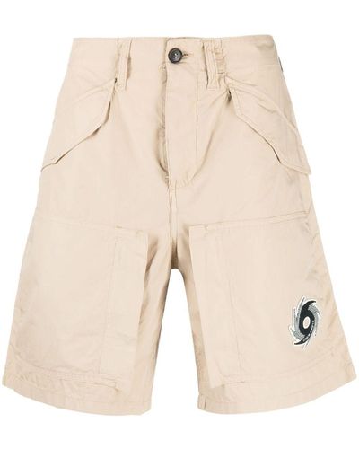 Palm Angels Pantalones cargo cortos Tornado - Neutro