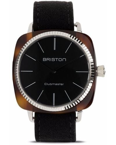 Briston Clubmaster Elegant Horloge - Zwart