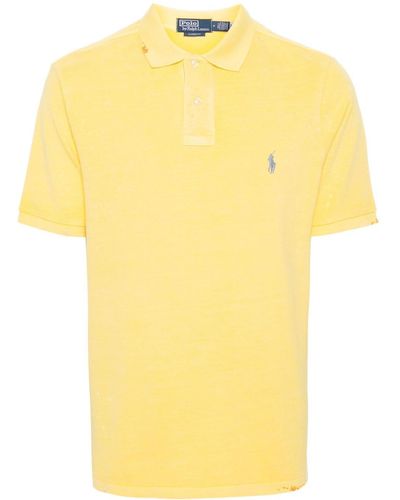 Polo Ralph Lauren Poloshirt mit Polo Pony - Gelb