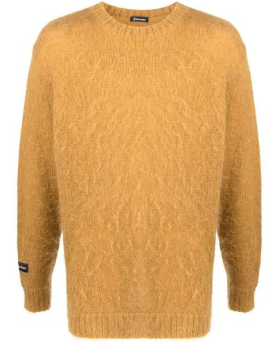Undercoverism Brushed Wool-blend Sweater - Orange