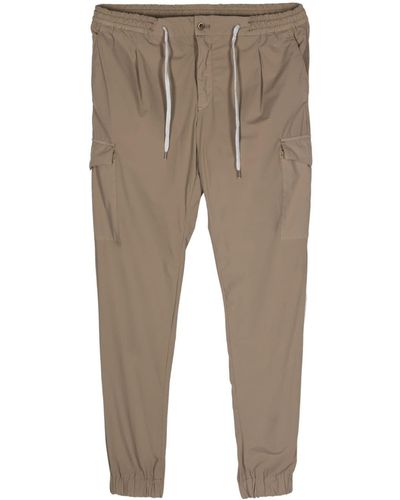 PT Torino Elasticated-waistband Trousers - Natural