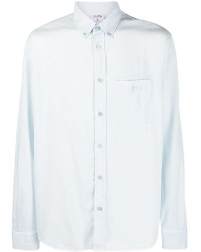 Filippa K Camisa Zachary con botones - Blanco
