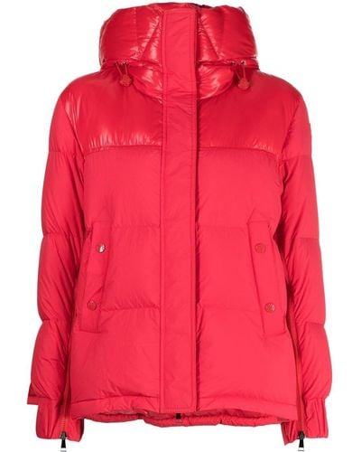 Moncler Etival Padded Down Jacket - Red