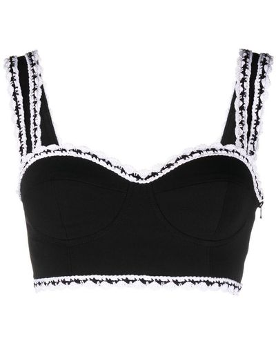 Black Cotton bra Moschino - IetpShops Denmark