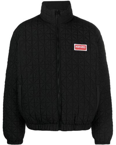 KENZO Jacket With Logo - Black