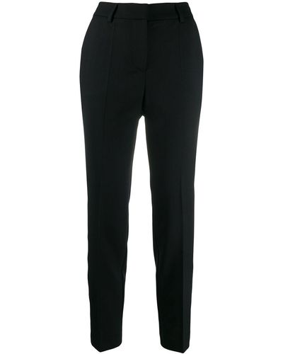 P.A.R.O.S.H. Cropped Slim-fit Trousers - Black