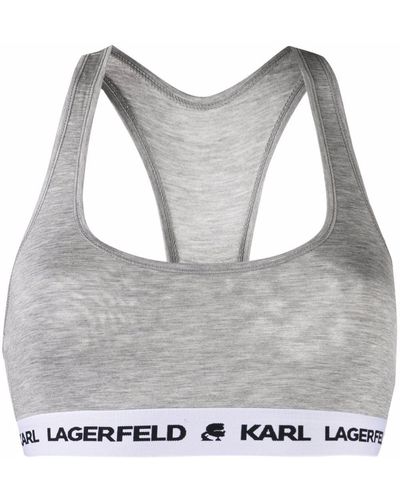 Karl Lagerfeld ロゴ ブラレット - グレー
