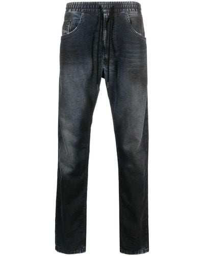 DIESEL D-krooley Jeans Met Toelopende Pijpen - Blauw