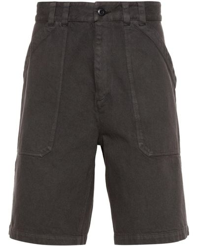 A.P.C. Shorts aus Baumwoll-Twill - Grau