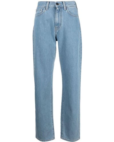 Carhartt Jeans dritti a vita alta W' Noxon - Blu
