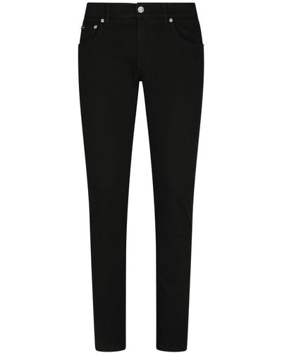 Dolce & Gabbana Low-rise Skinny Jeans - Black