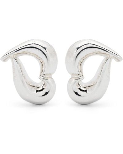 Annelise Michelson Amor Xs Heart-motif Earrings - White