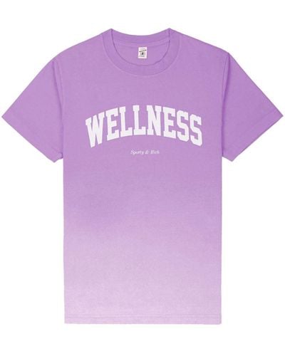 Sporty & Rich Wellness Ivy T-shirt - Purple