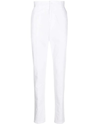 Dolce & Gabbana Pantalones de vestir de talle alto - Blanco