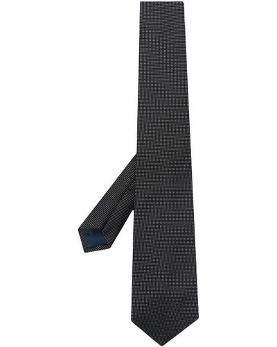 Polo Ralph Lauren Cravate en soie à pois - Noir