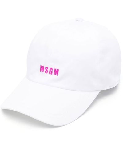 MSGM Logo-print Baseball Cap - White