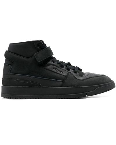 adidas Logo-embossed High-top Trainers - Black