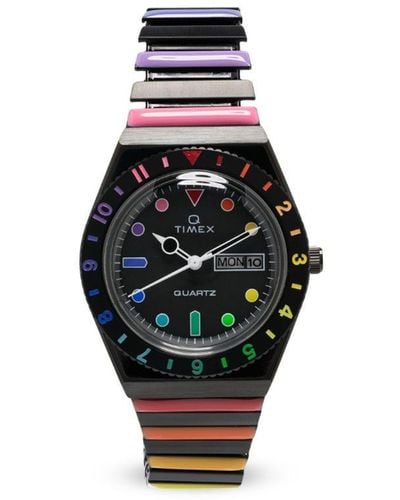 Timex Q Rainbow Horloge - Zwart