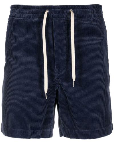 Polo Ralph Lauren Corduroy Drawstring-fastening Shorts - Blue
