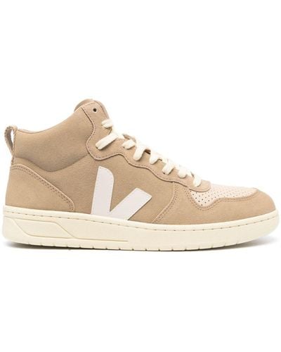 Veja Minotaur Suede High-top Trainers - Natural