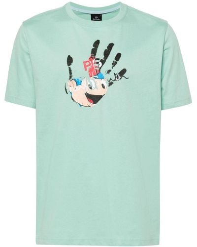 PS by Paul Smith Hand ロゴ Tシャツ - グリーン