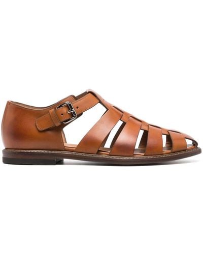 Church's Sandales Fisherman en cuir - Marron