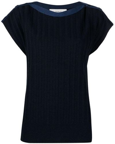 Pringle of Scotland Knitted Sleveless Sweater - Black
