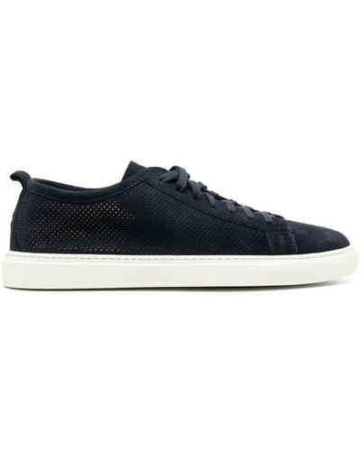 Henderson Ronny Suede Low-top Trainers - Blue