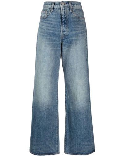 Amiri High Waist Jeans - Blauw