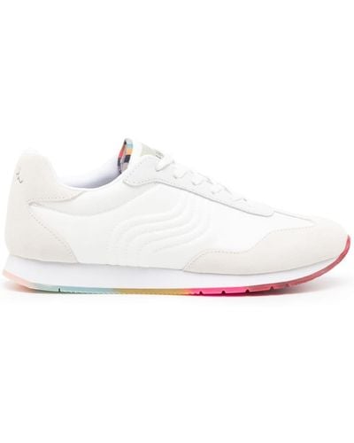 Paul Smith Domino Swirl-embroidered Sneakers - White