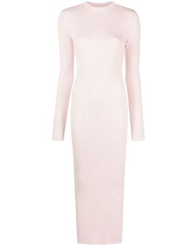 Heron Preston Maxi-jurk Met Borduurwerk - Roze