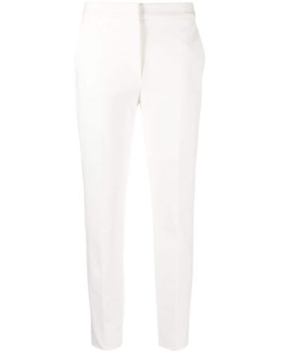 Max Mara Mid-rise Cropped Trousers - White