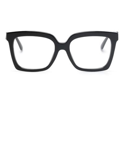 Michael Kors Nassau オーバーサイズ眼鏡フレーム - ブラック