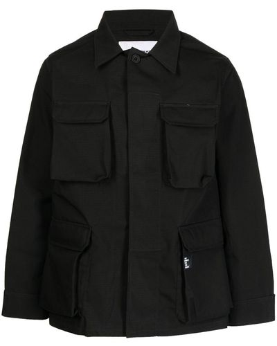 The Power for the People Cargo Bomber Jacket - Black