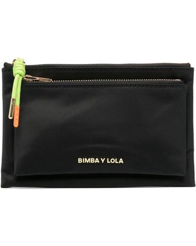 Bimba Y Lola Logo-lettering Wallet - Black