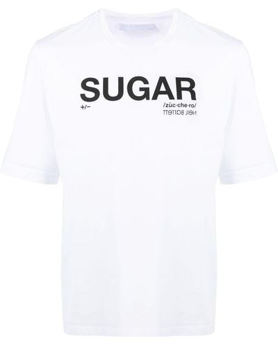 Neil Barrett Sugar コットンtシャツ - ホワイト