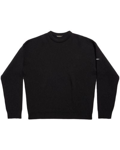 Balenciaga ロゴ スウェットシャツ - ブラック