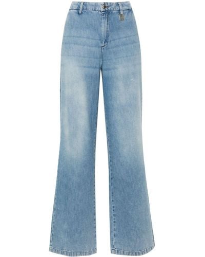 Liu Jo Mid-rise Straight-leg Jeans - Blue